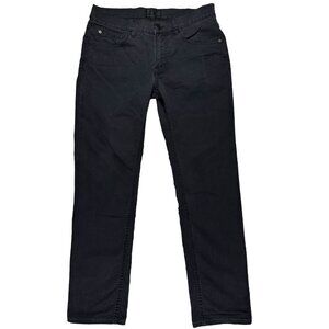 Acne Studios Ace Ups Black Cotton Pants Size 32x28